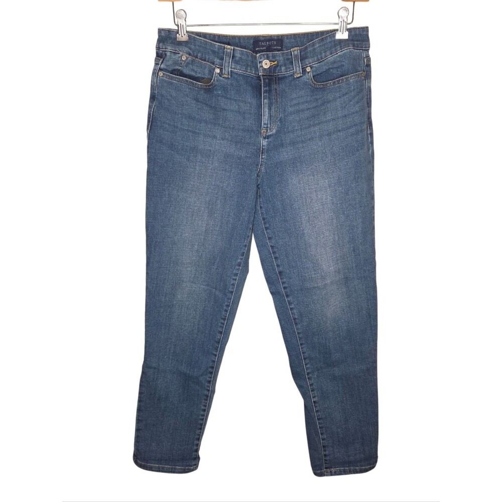 Talbots Simply Flattering Collection Boyfriend Jeans, Size 10, Medium Wash